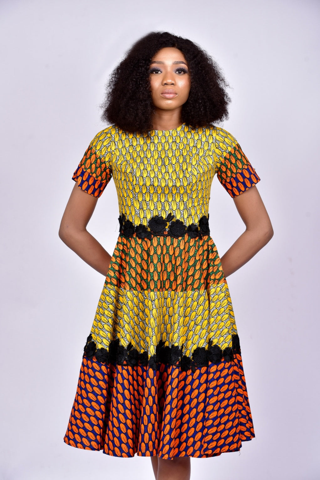 Aniema African Print Ankara Dress