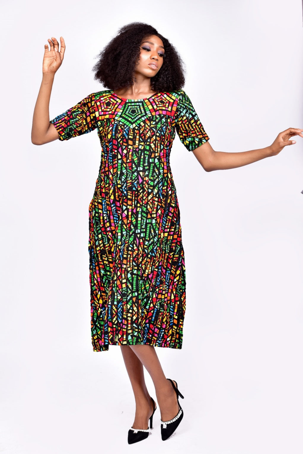 Madara African Print Ankara dress Nyeti Madara African Print Ankara dress Nyeti