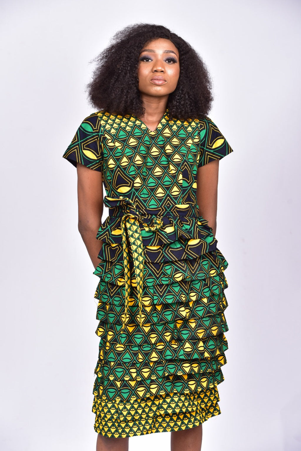 Inyene African Print Ankara Dress