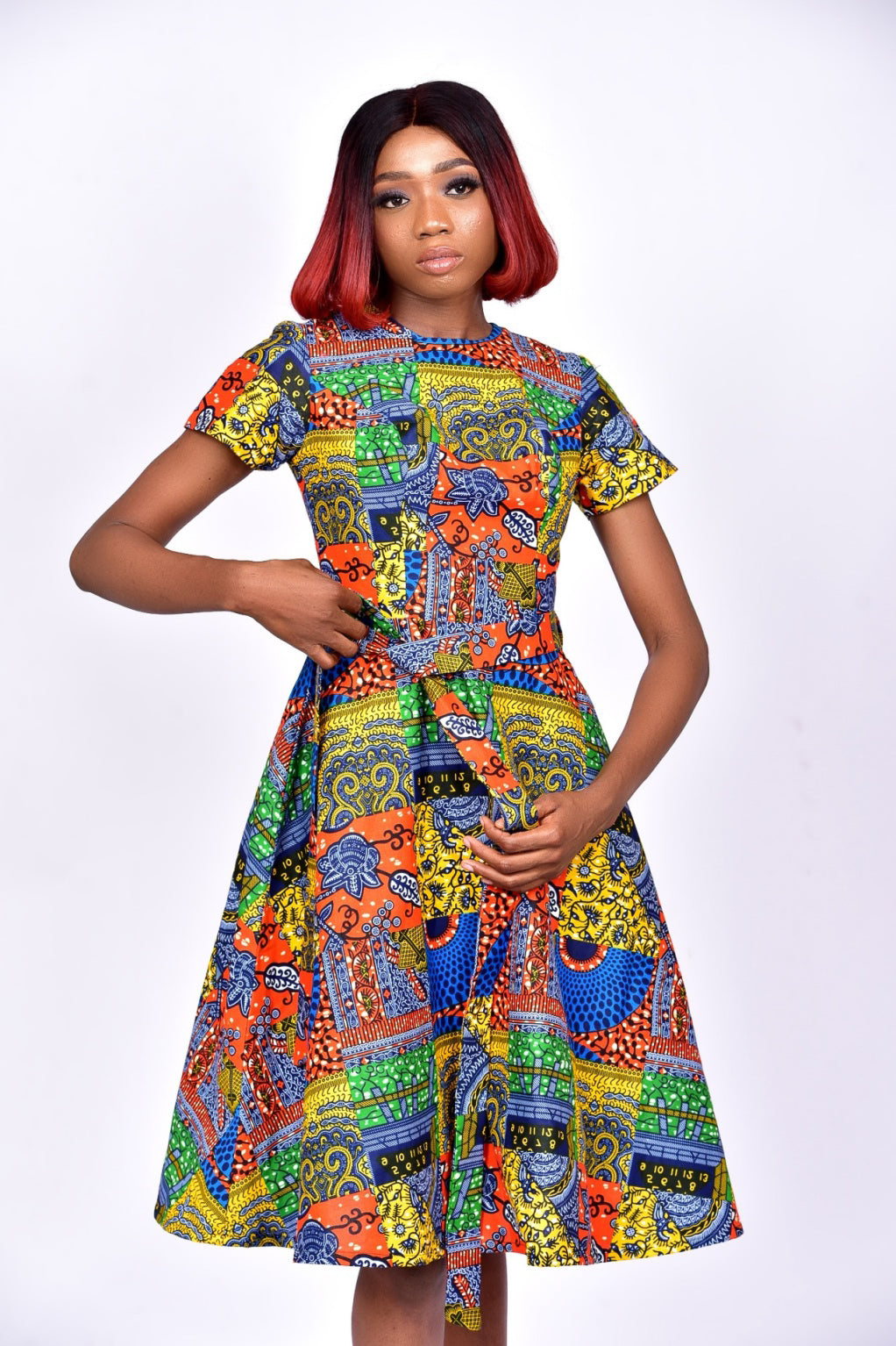 Emem African Print Ankara Dress – Nyeti