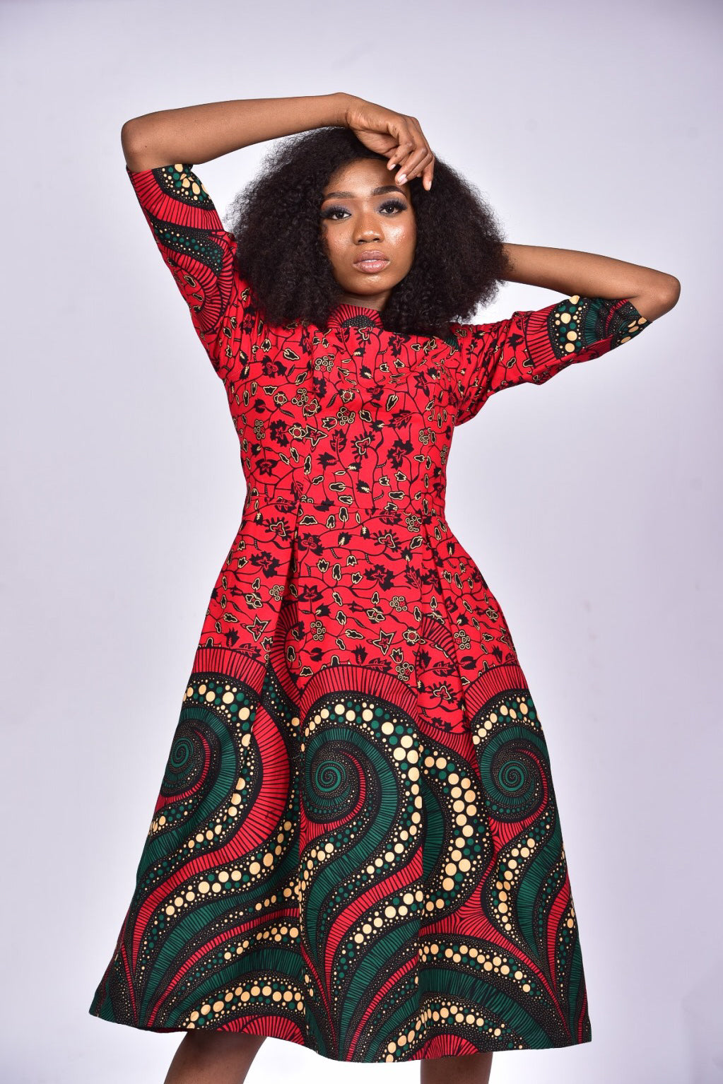 Ofonime African Print Ankara Dress