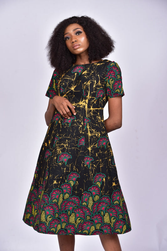 Andino African Print Ankara Dress