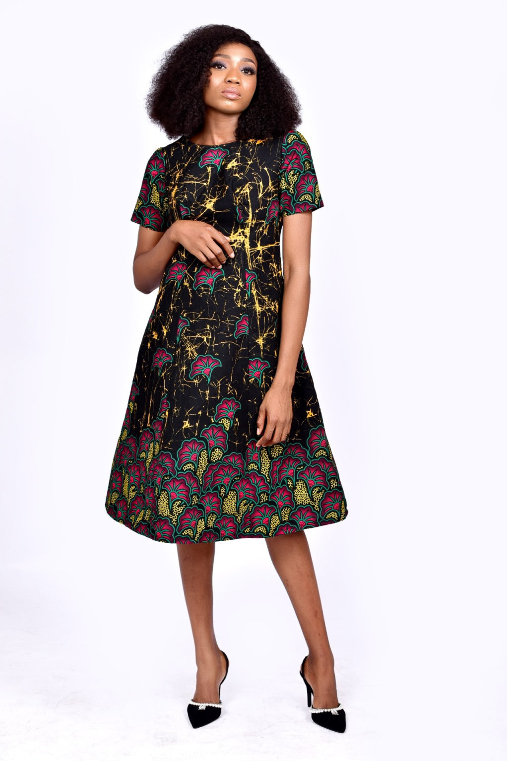 Andino African Print Ankara Dress