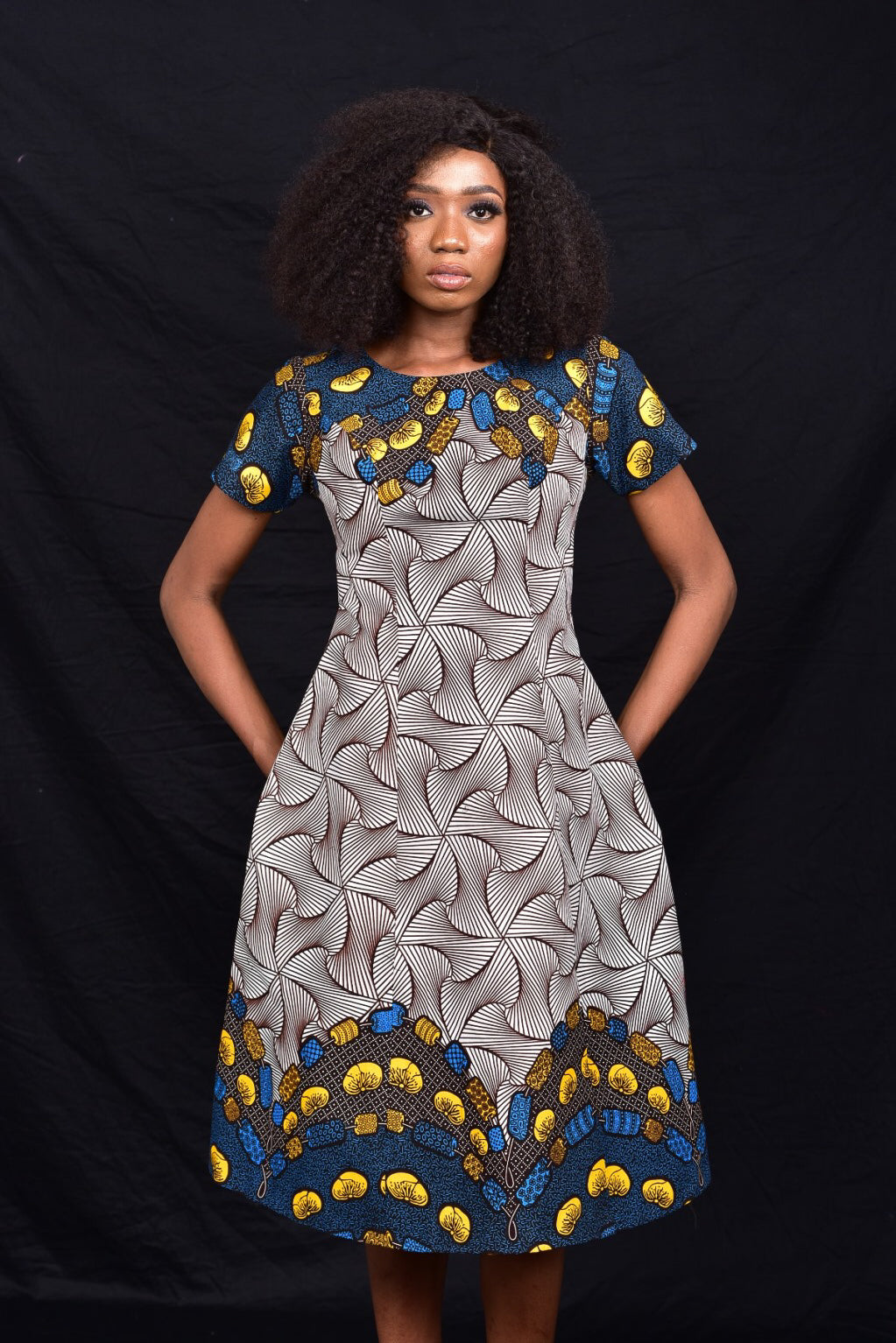 Ima-Udo African Print Ankara Dress