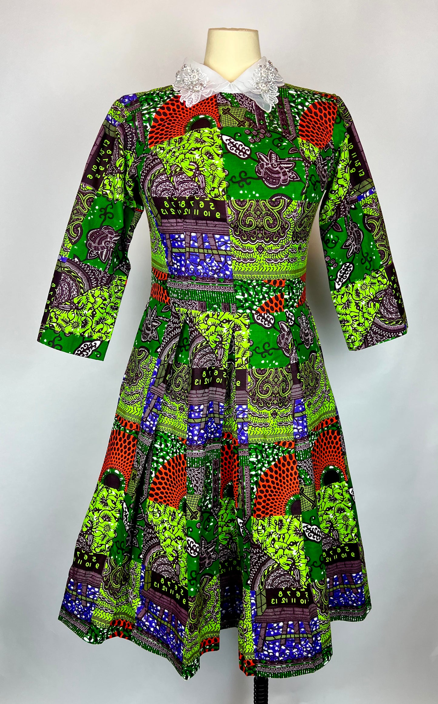 Akanimo African Print Ankara Dress