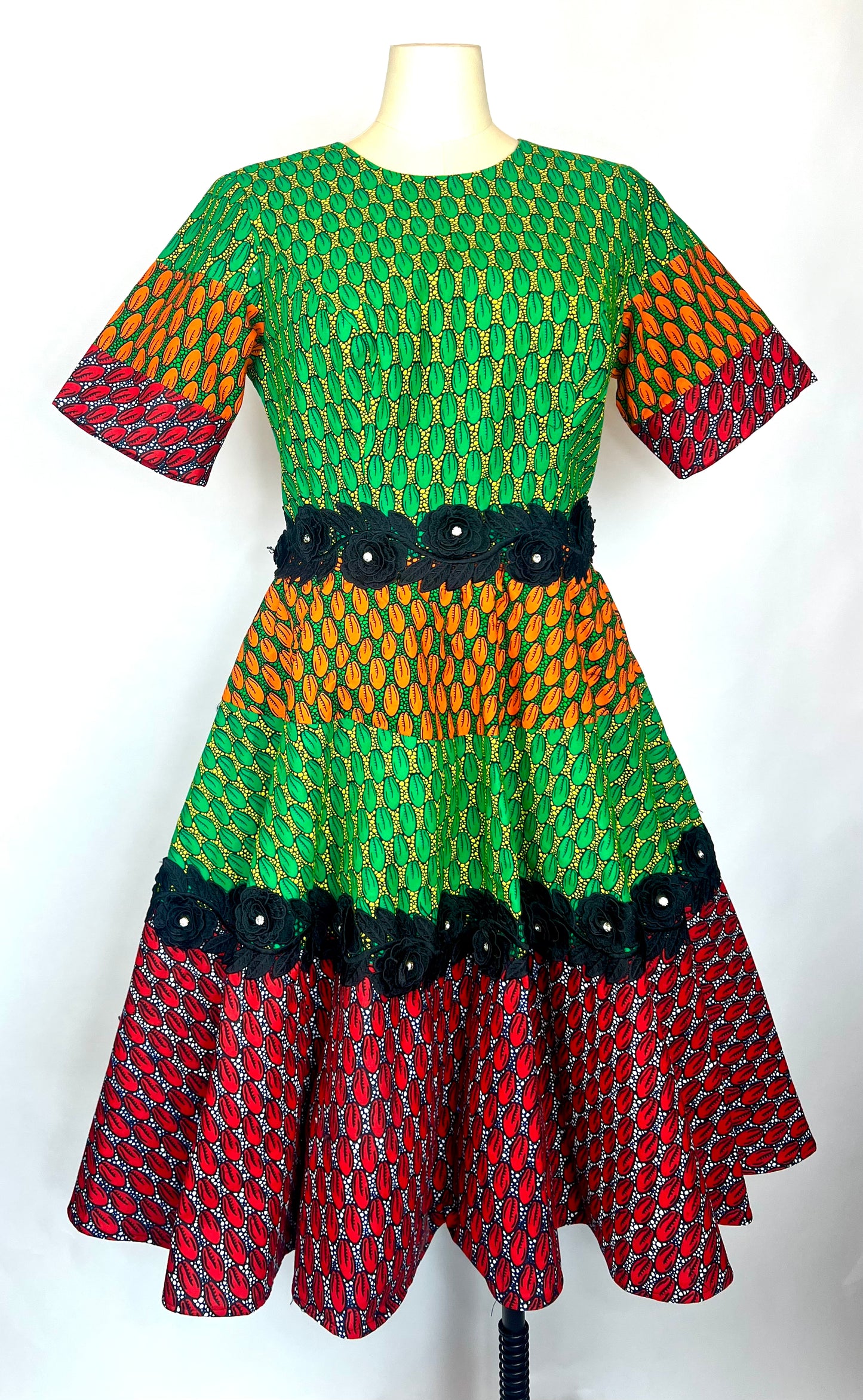 Aniema African Print Ankara Dress