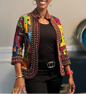 Beaded Patchwork Jacket